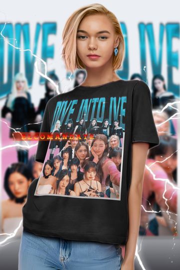 Dive Into Ive Bootleg Tee, Retro I've Sweater, Sweater IVE 90s, IVE 90s Retro, I Am Album, I've I've Album, Love Dive Album