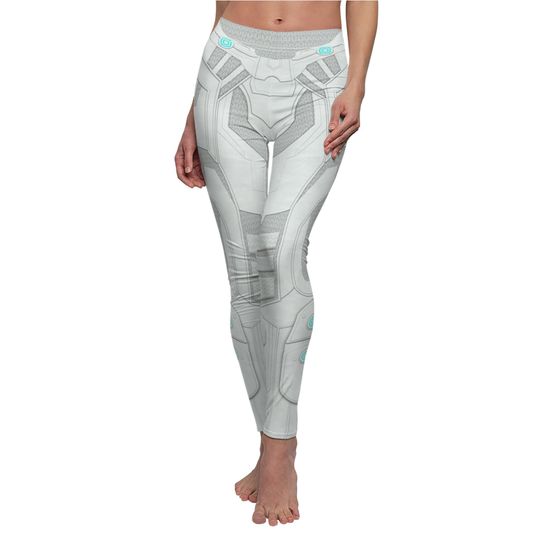 Ava Starr Ghost Leggings, Ant-Man and the Wasp Costume, MCU Outfit, Comic Con Cosplay, Workout Pants, Yoga Fitness Running, Women's Leggings