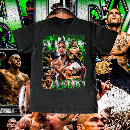 Alex Pereira Poatan High Quality T Shirt UFC Fan Champion Vintage Design