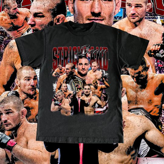 Sean Strickland High Quality T Shirt UFC Fan Vintage Design