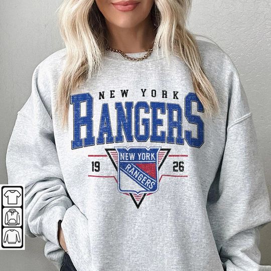 Vintage 90s New York Rangers Shirt, Crewneck New York Rangers Sweatshirt, Jersey Hockey Gift For Christmas