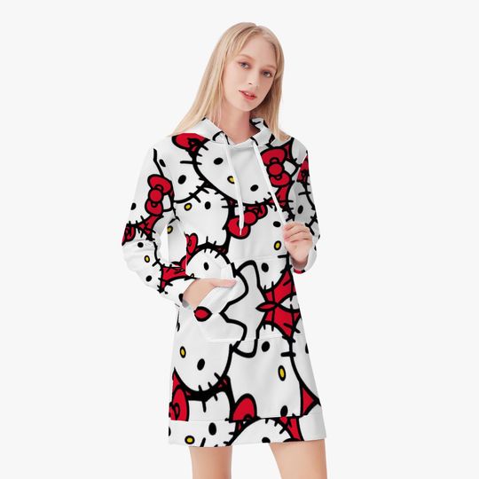 Hello Kitty Women's Hoodie Dress