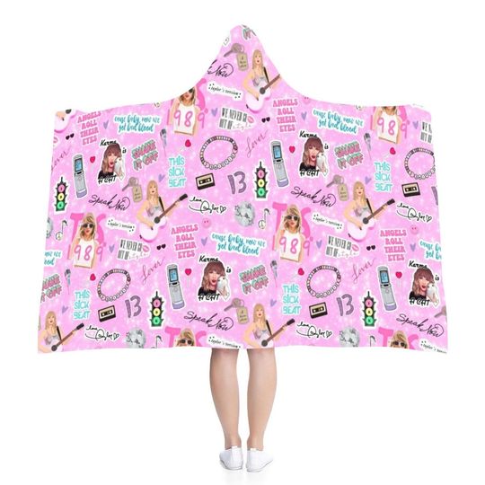 Cozy & Festive Hooded Blanket