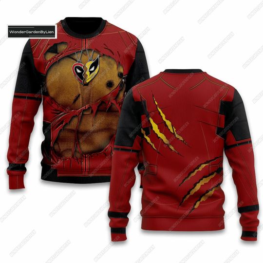 Deadpool And Wolverine Sweater, Deadpool Movie 3D Shirt, Disney Super Heroes Cosplay Hoodie, Marvel Deadpool Unisex Tee, Halloween Gift