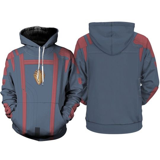 Guardian Of The Galaxy Full Over Print 3D Hoodie, Guardian Of The Galaxy Star Lord Costume Shirts Hoodie, Avengers Superhero