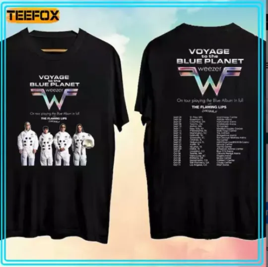 Weezer Voyage to the Blue Planet Tour 2024 T-Shirt