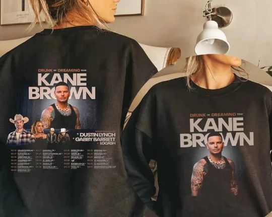 Kane Brown Drunk Or Dreaming Tour Sweatshirt, Kane Brown Tour Hoodie, Kane Brown New Merch Trending, Concert Tour Shirt