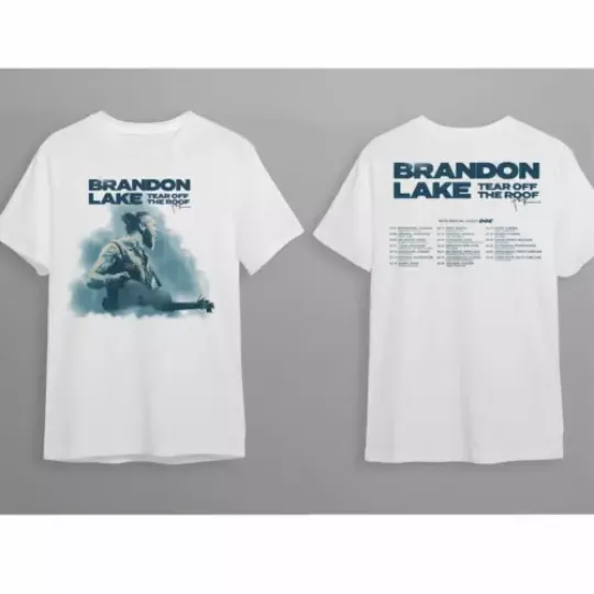 Brandon Lake Tear Off The Roof Tour  T shirt Full Size