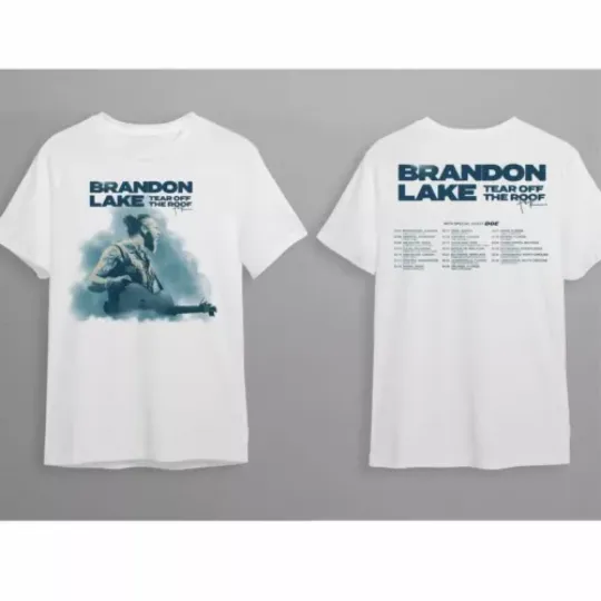Brandon Lake Tear Off The Roof Tour 2024 T shirt Full Size
