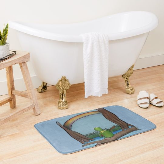 The Rainbow Connection K the frog The Muppets  Bath Mat