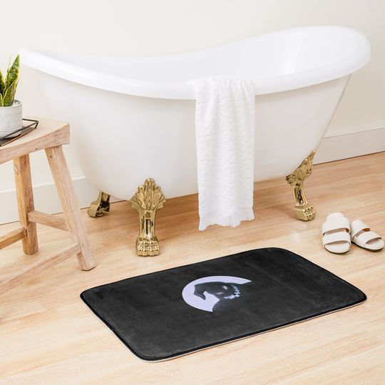 The Nightmare Before Christmas Oogie Boogie And Moon Bath Mat