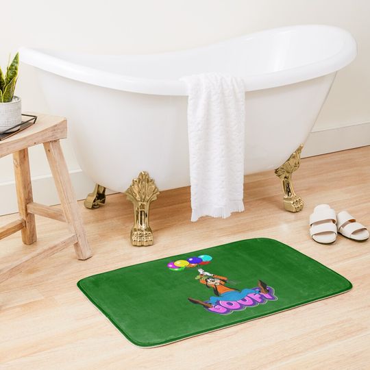 Goofy Cartoon Bath Mat