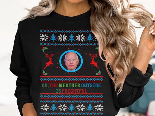 Political Sweatshirt-Political Sweater-Political Sweatshirts-ugly sweater-Trump Shirt-Trump -Walz-Walz Harris-Christmas Sweater-Christmas