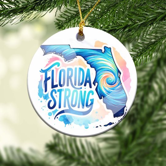 Pray for Florida Ornament, Hurricane Milton Ornament,I Survived Hurricane Milton 2024 Ornament,Hurricane Milton Ornament, Christmas ornament