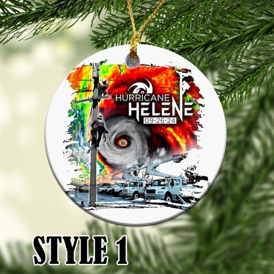 Hurricane Helena 2024 Ornament, Strong Than The Storm Ornament, North Carolina Strong Ornament, Western NC Ornament, Christmas ornament