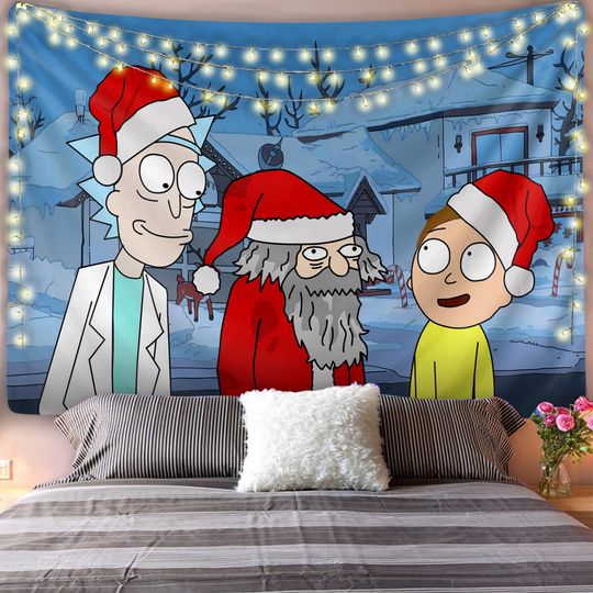 Merry Rickmas Tapestry