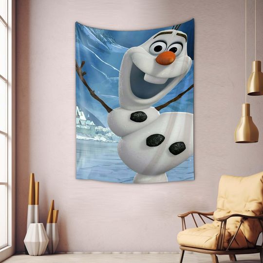 Snowman Tapestry, Funny Tapestry, Meme Tapestry, Custom Tapestry, Collage Dorm Tapestry, Winter Tapestry, Snow Scene Wall Hangings, Gift Her