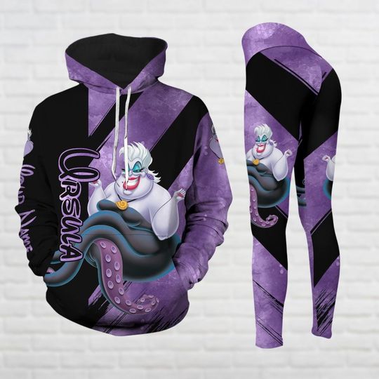 Custom Ursula The Little Mermaid Hoodie, Disney Villains Ursula Leggings, Bad Witch Villains Shirt, Magic Kingdom Shirt, Halloween Gift