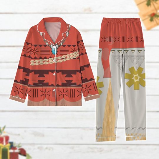 Christmas Moana Pajamas Set, Moana Movie Cosplay Costume, Dissney Princess  Womens Pajamas, Magic Kingdom Shirt, Xmas Gift For Her
