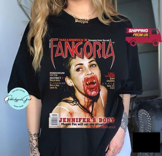 Halloween Jennifers Horror Tshirt, Horror Movie Shirt, Film Retro Horror Comedy Unisex Tshirt, Megan Fox Sweatshirt, Vintage Tee Shirt