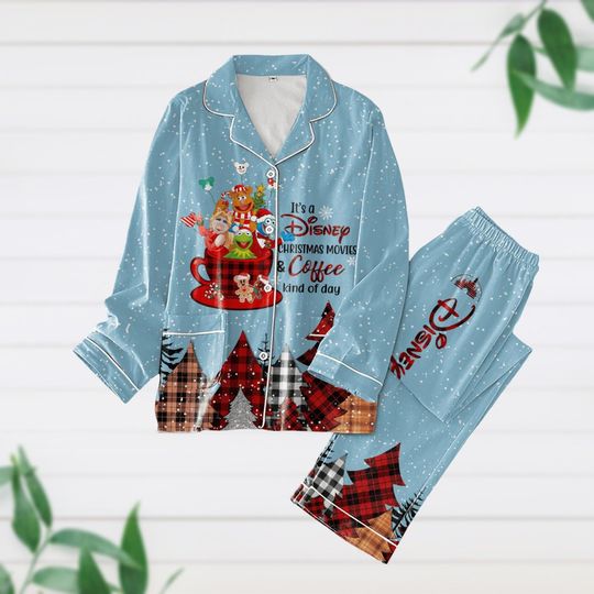 The Muppets Christmas Pajamas, K the frog Christmas, Disney Characters Holiday Pajamas, Miss Piggy And Kermit Pj Set, Fall Season