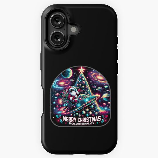 Funny Cosmic Holidays iPhone Case
