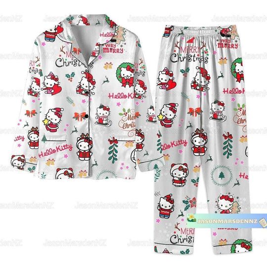 Christmas Hello Kitty Pajamas Set