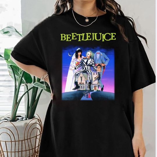 Retro Beetlejuice 1988 Movie Tee And Sweatshirt, Vintage Horror Beetlejuice Shirt, Retro 90s Vintage Shirt, Gift For Fan Shirt