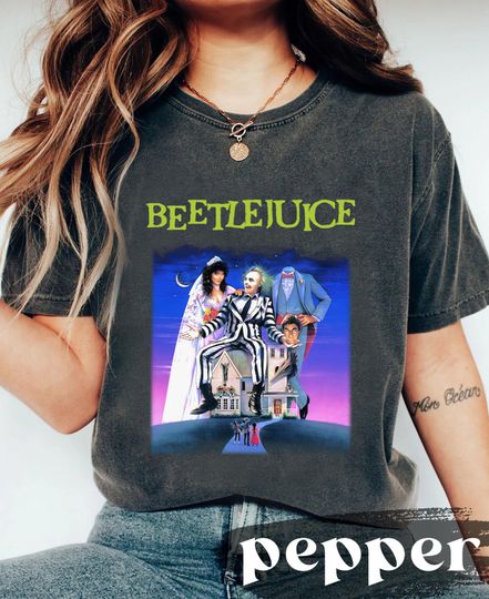 Beetlejuice 1988 Movie shirt, Vintage Horror Beetlejuice Shirt, Beetlejuice Halloween Shirt Comfort Colors, Beetlejuice Shirt