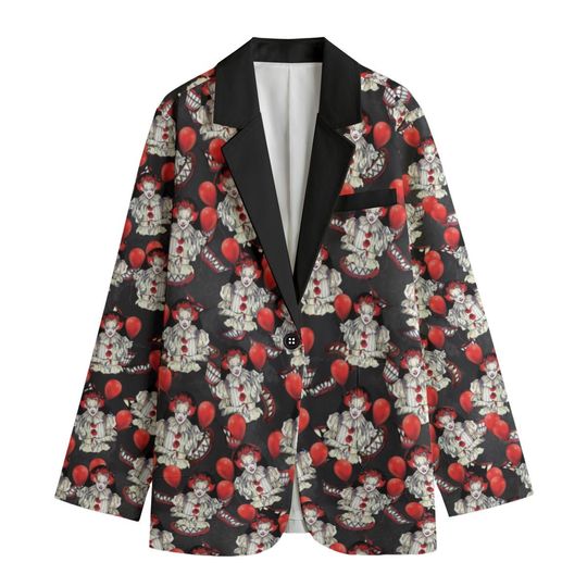 IT Clown Horror Movie Blazer Punk Halloween Ladies