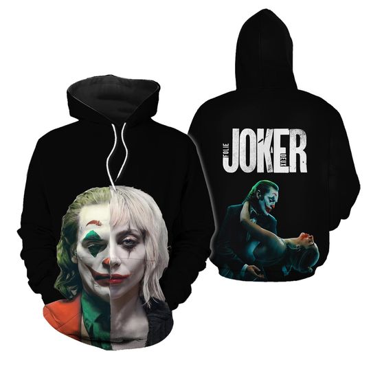 Joker Harley Quinn Folie A Deux Hoodie Shirt
