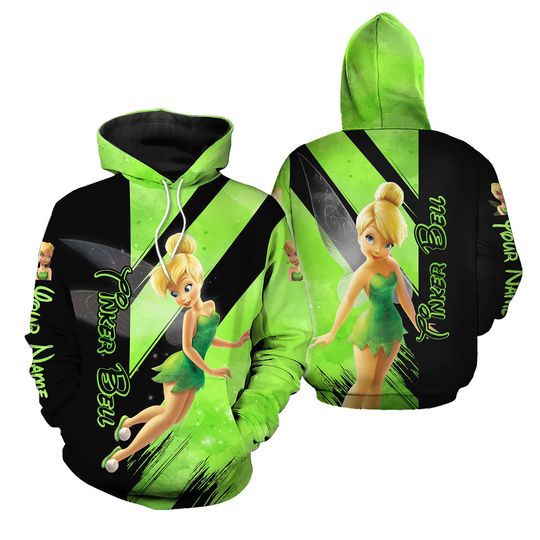 Personalized We Are Never Too Old For Tinker Bell 3D HOODIE