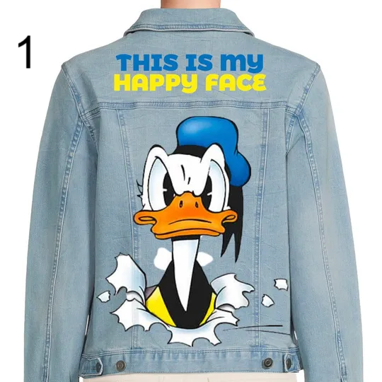 Donald Duck Denim Jacket - Disney Denim Jacket