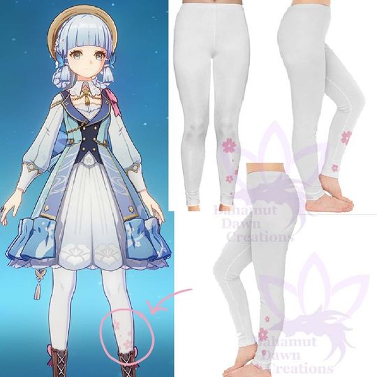 Genshin Impact Leggings Ayaka Genshin Impact Leggings | Anime Cosplay Shirt | Halloween costume