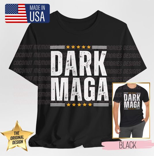 Dark MAGA Shirt, The Original Dark Maga T-Shirt, Make American Great Again Rally Shirt, President Trump Meets Elon Musk, Trump 2024 Gift