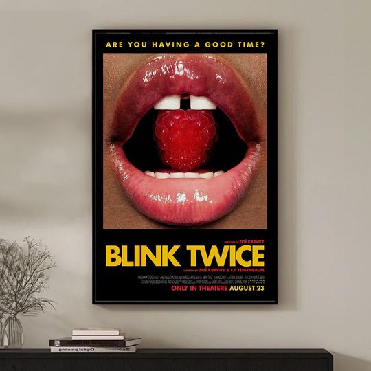 Blink Twice Movie Poster, Retro Home Decor, Wall Art, Vintage Living Room, Kitchen, Bathroom Decor, Poster Gift
