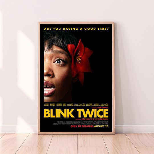 Blink Twice (2024),Movie Poster,High Quality Canvas Print, Wall Art, Room Decor, Art Poster For Gift Unframed