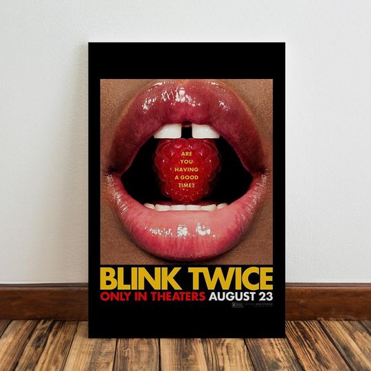 BLINK TWICE Poster, Original Movie Poster, Wall Art Painting, Home Decor, Canvas Movie Print