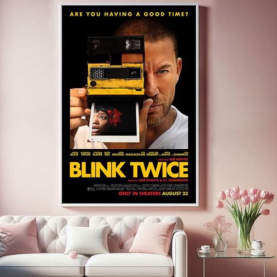Blink Twice Movie Poster, Top Canvas Cloth Poster, Pop Home Wall Arts, Unique Gift
