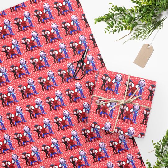 Spidey Christmas Wrapping Paper