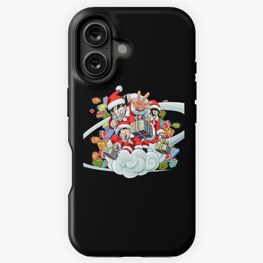 dragon ball merry chrismas   	 iPhone Case