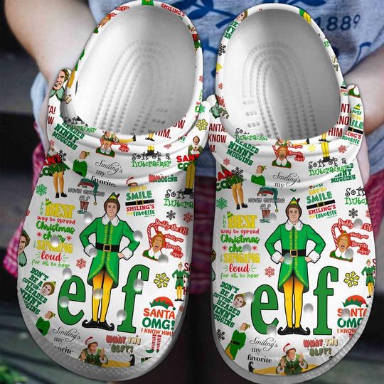 Buddy The Elf Xmas Shoes, Elf Movie Christmas, Santa Xmas Elf Sandals, Santa Claus Elf Shoes, Elf Movie Sandals, Elf Santa Shoes