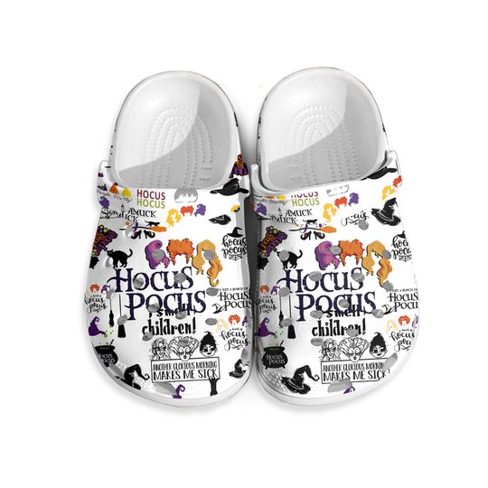 Discover Hocus Pocus Clogs, Halloween Witch Sandals, Slippers For Kid Adult, Funny Sandals Shoes, Comfortable Sandals Slippers
