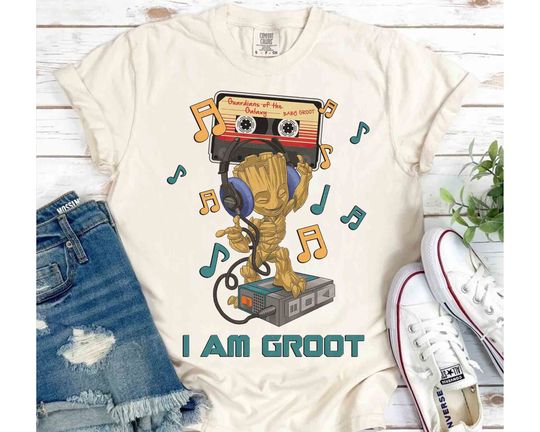 Marvel I am Groot Guardians 2014 T-shirt, Vintage Retro Cute Groot Shirt, Groot Disney Kids Toddler Shirt, WDW Disneyland Family 2024 Trip