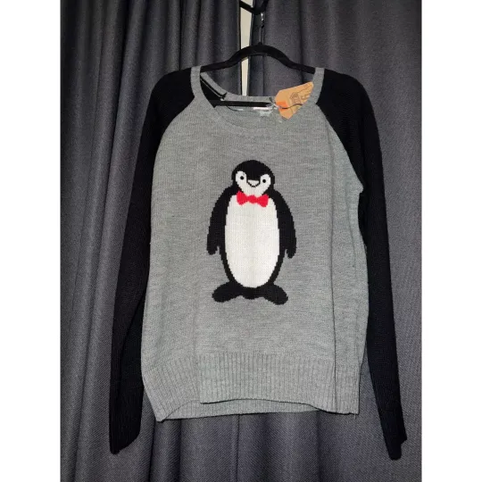 Ugly Christmas Sweater Xmas Size XL NWT Penguin