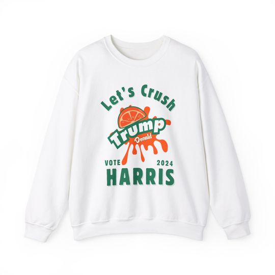 Discover Kamala Harris 2024 Election unisex heavy blend sweatshirt Harris Walz Election 2024 Feminist voter Childless Cat Lady Biden Anti Trump shirt