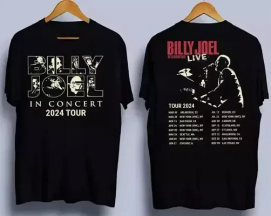 Billy Joel In Concert Music Tour 2024 T-shirt