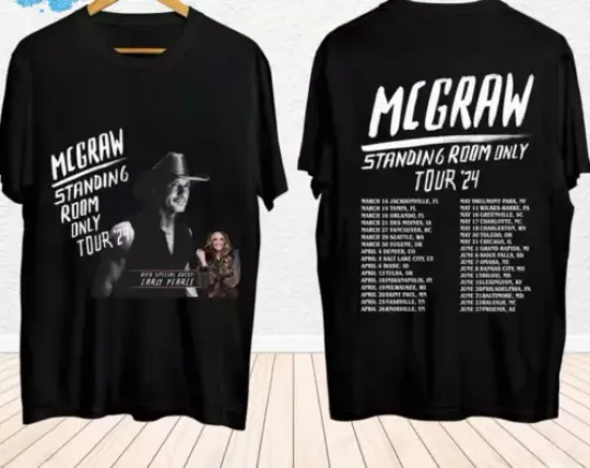 Tim McGraw 2024 Tour Standing Room Only Shirt, Tim McGraw Fan Shi shirt