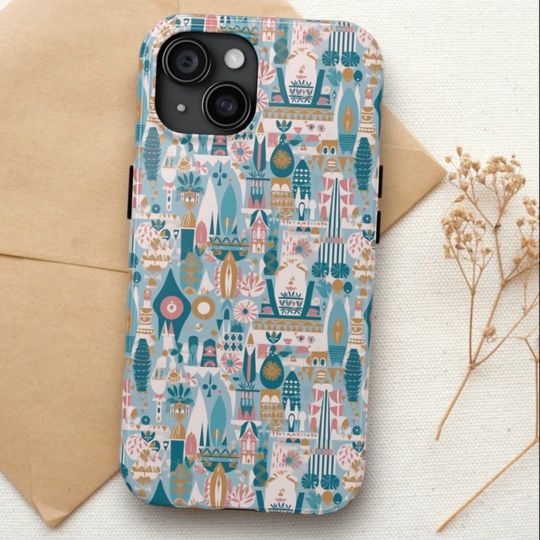 Its A Small World Phone Case, Disney Iphone Case, Disney Phone Case,  Iphone 15 Plus, Iphone 15 pro, Magsafe Phone Case