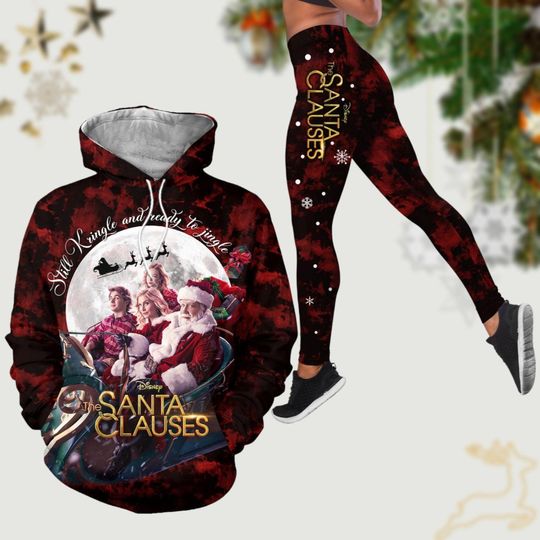 Christmas Movie Hoodie Legging, Disney Santa Claus Shirt Pants, Movie Xmas Sweatshirt, Jingle My Bells Yoga Pants, Matching Christmas